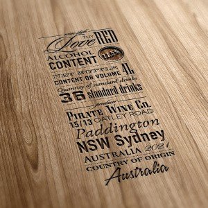 tipografia madeira