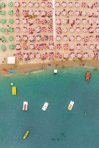 Bernard Lang - Fotos aéreas em praia da Itália