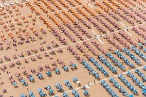 Bernard Lang - Fotos aéreas em praia da Itália