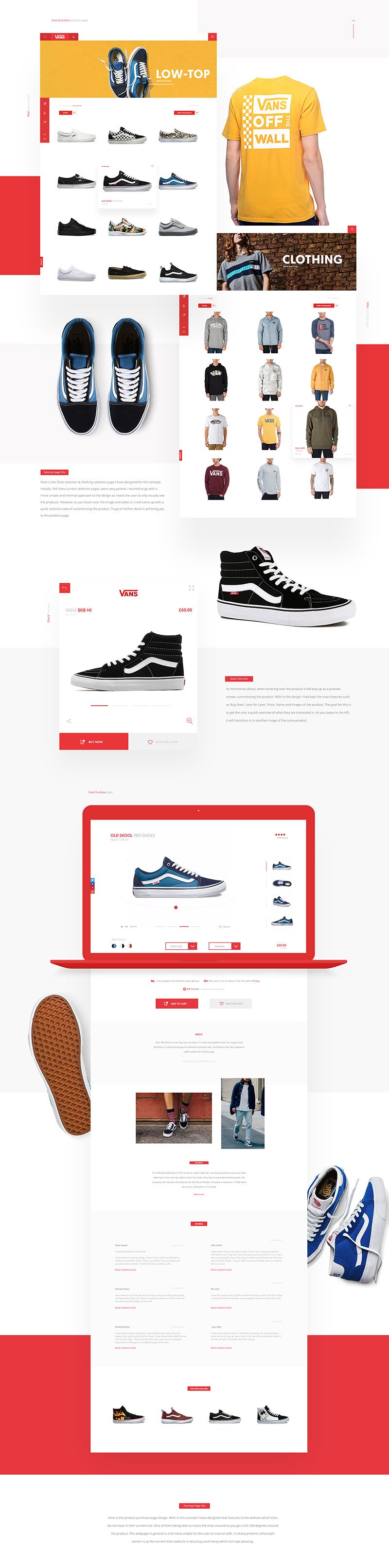 Vans Off the wall - web app concept - Boteco Design